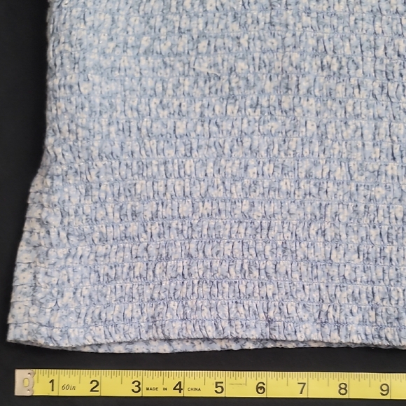 Abercrombie Kids Blue w White Florals Smocked Set - Picture 7 of 12